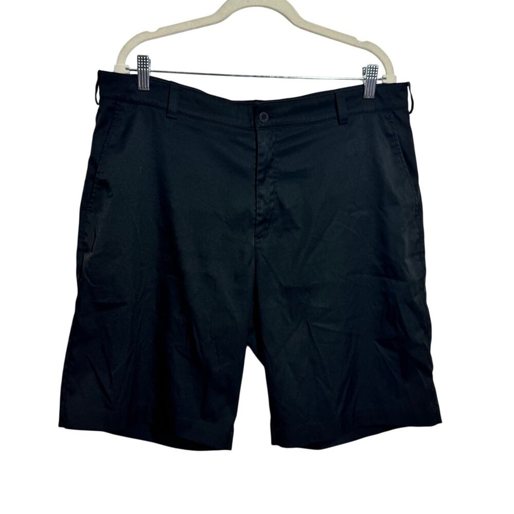 Nike Dri Fit Golf Performance Short Men 36 Black 11" Inseam Sport Minimal Prep‎